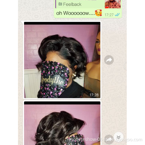 Factory Wholesale Price Pixie Cut T Part Lace Frontal Wig 150% Human Hair Lace Frontal BOB Wigs Loose Wave Human Hair Wigs